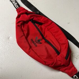 Adidas Bold Red Belt Bag